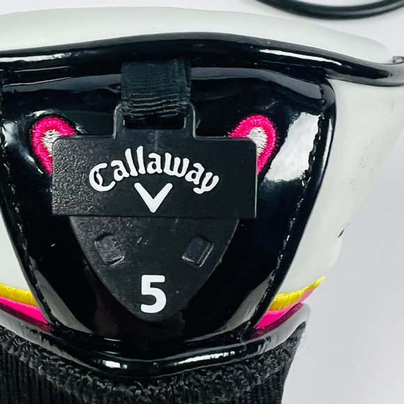 Callaway Black/White Driver Headcover Cover Universal Fit - Picture 5 of 10